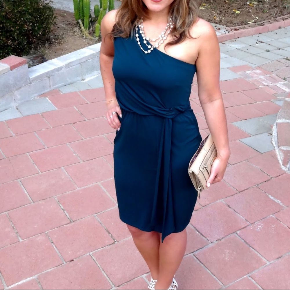 Banana Republic Factory One Shoulder Dress